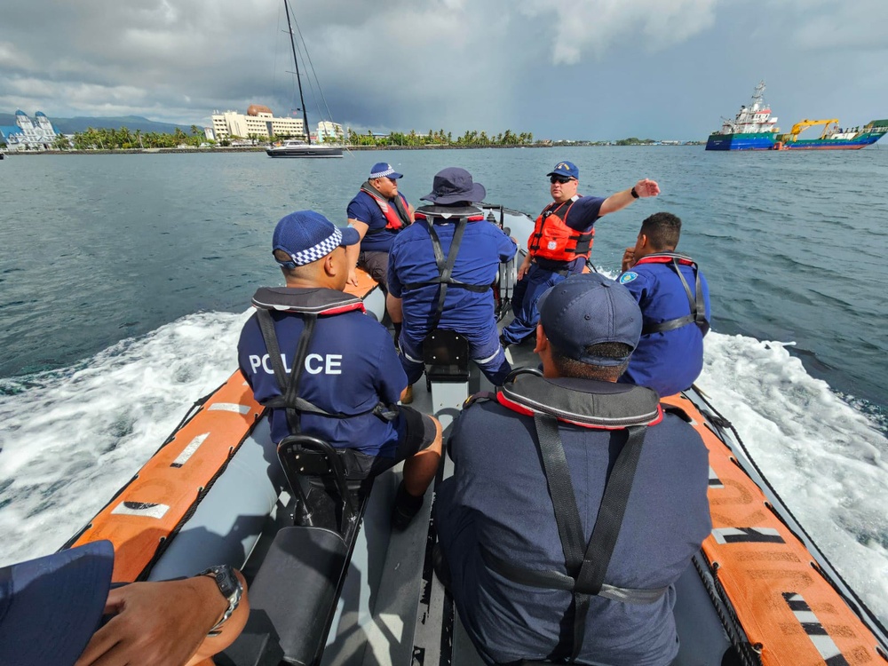 Coast Guard, partners conclude Operation Ika Moana in Samoa