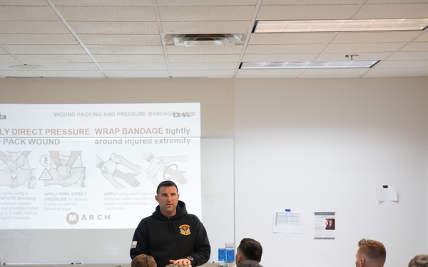 4th Law Enforcement Battalion conducts TCCC at AE25