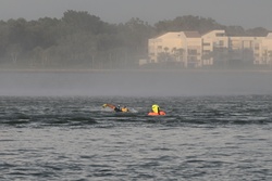 Coast Guard Station Sand Key and Coast Guard Air Station Clearwater conduct search and rescue training
