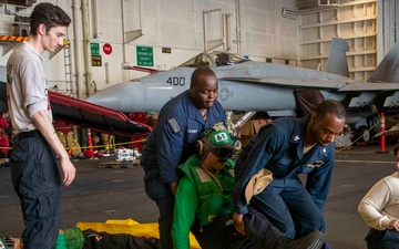 George Washington Conducts Mass Casualty Drill