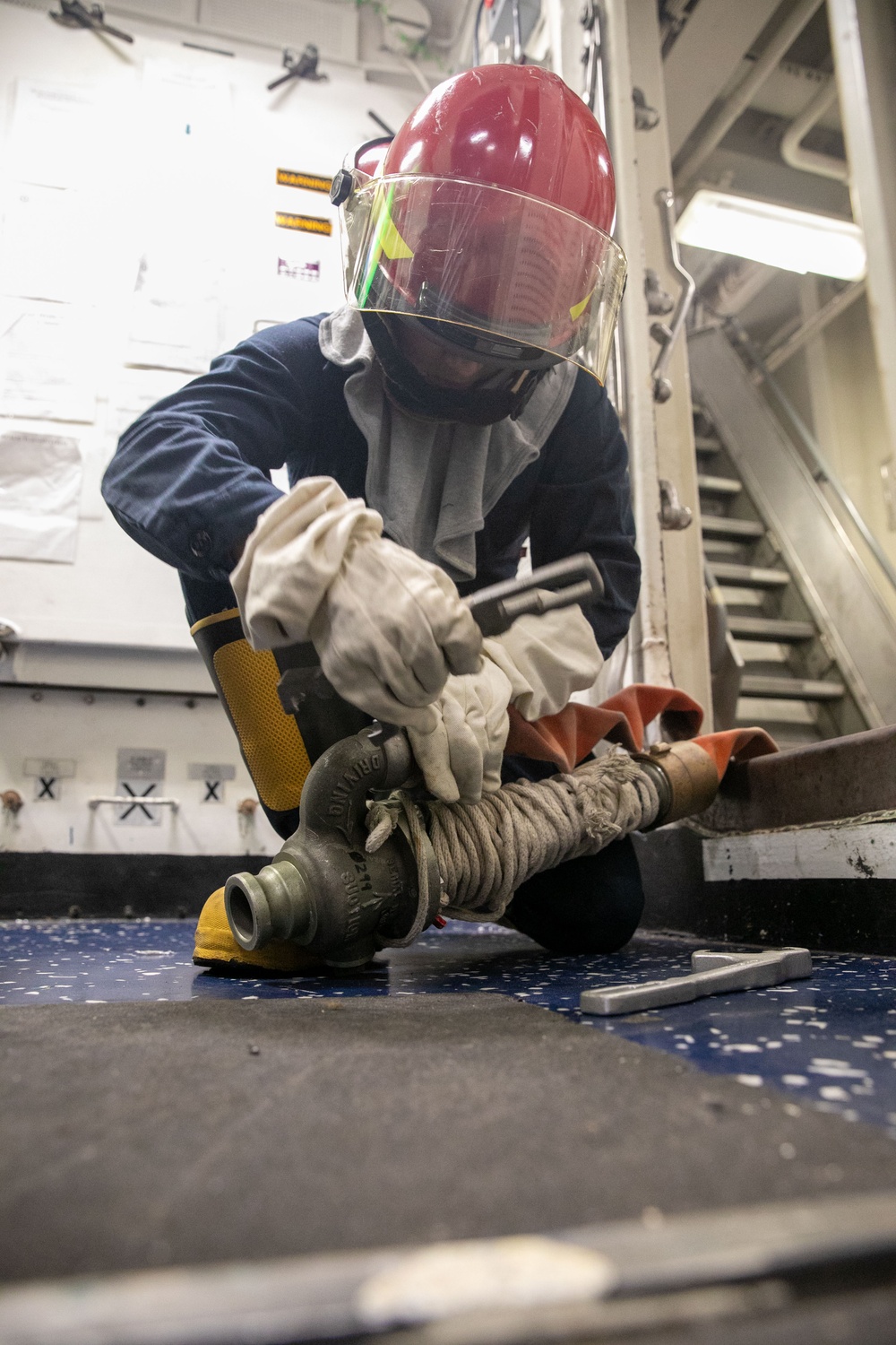 Fitzgerald conducts Damage Control Drill