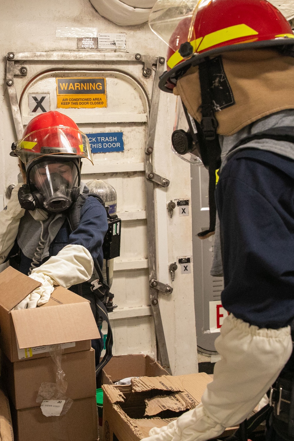 Fitzgerald conducts Damage Control Drill