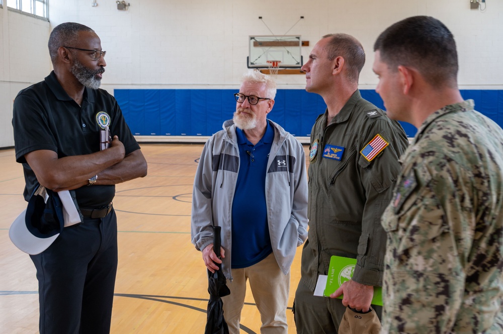 CNIC executive director tours NSF Diego Garcia and holds all-hands call