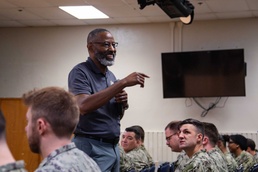 CNIC executive director tours NSF Diego Garcia and holds all-hands call