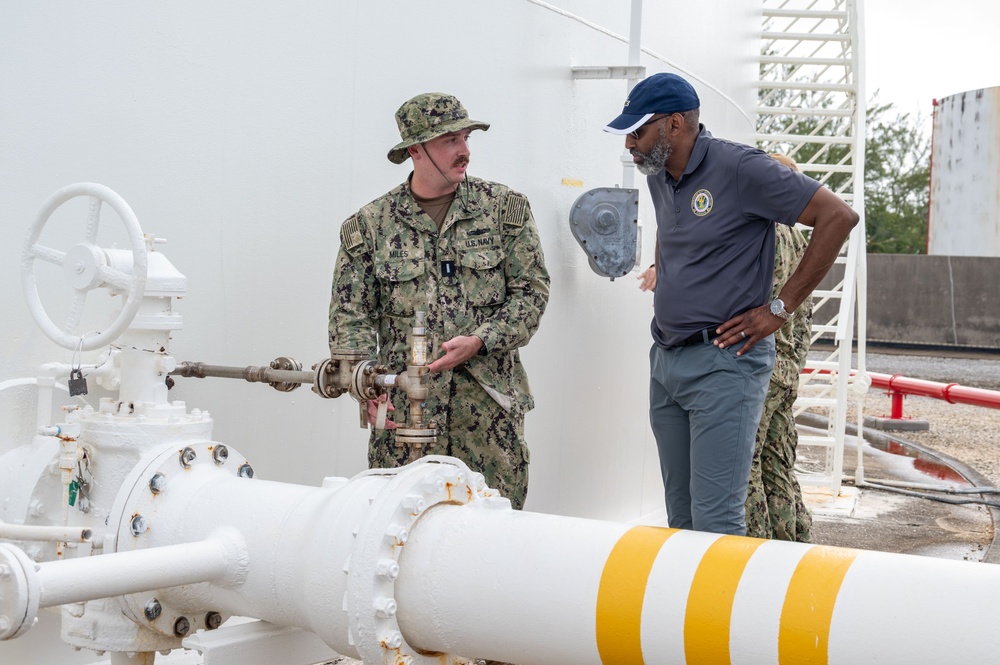 CNIC executive director tours NSF Diego Garcia and holds all-hands call