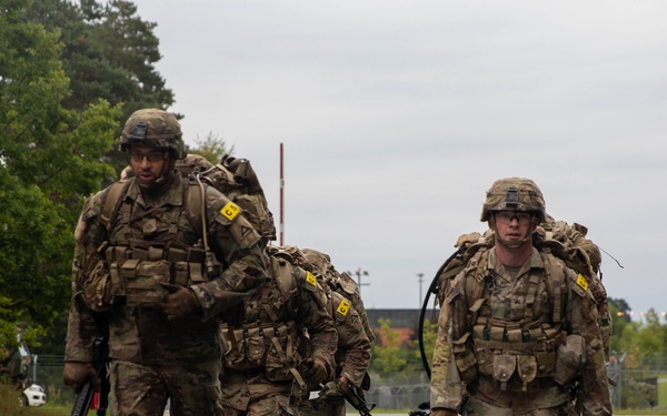 U.S. Army Europe and Africa Best Squad Competition: 12-mile foot march