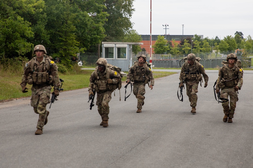 U.S. Army Europe and Africa Best Squad Competition: 12-mile foot march