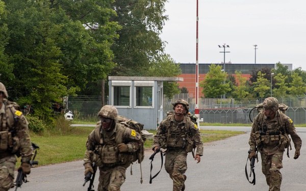 U.S. Army Europe and Africa Best Squad Competition: 12-mile foot march
