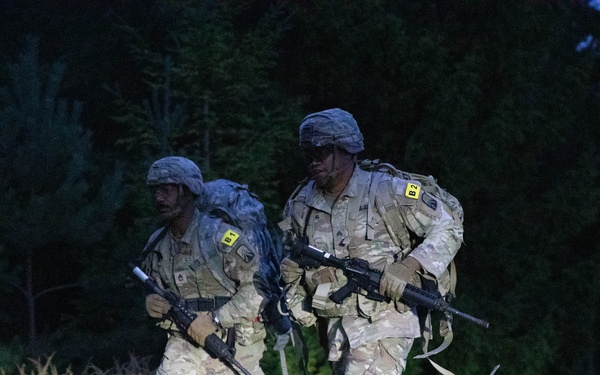 U.S. Army Europe and Africa Best Squad Competition: 12-mile foot march