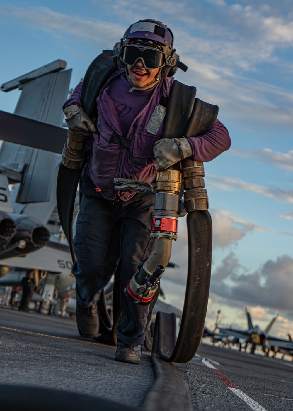 George Washington Conducts Flight Operations