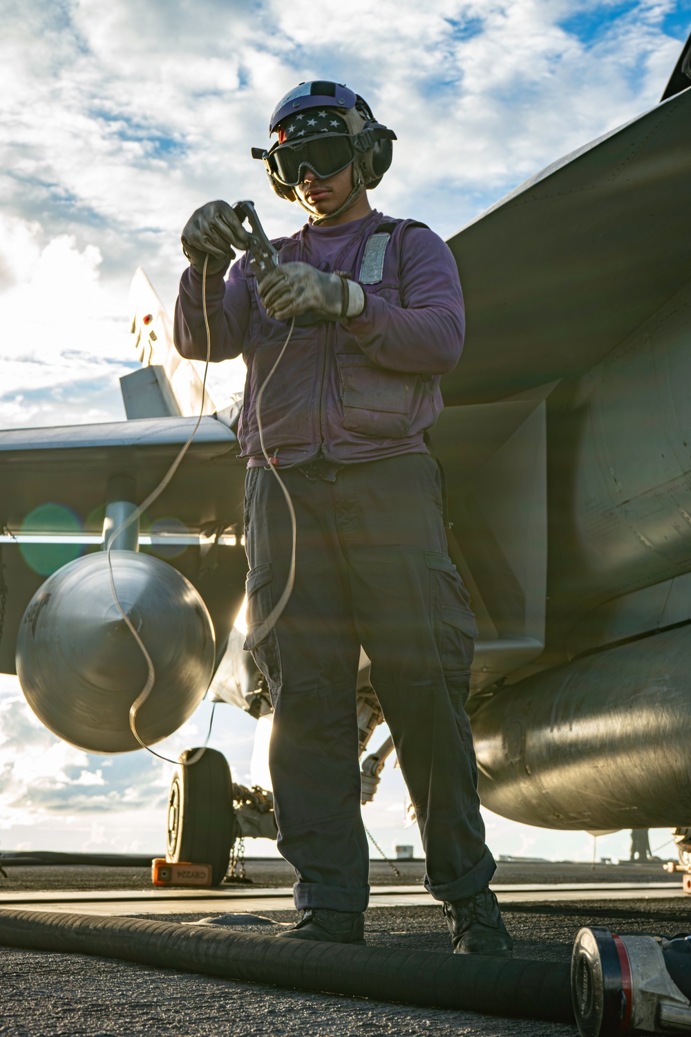 George Washington Conducts Flight Operations