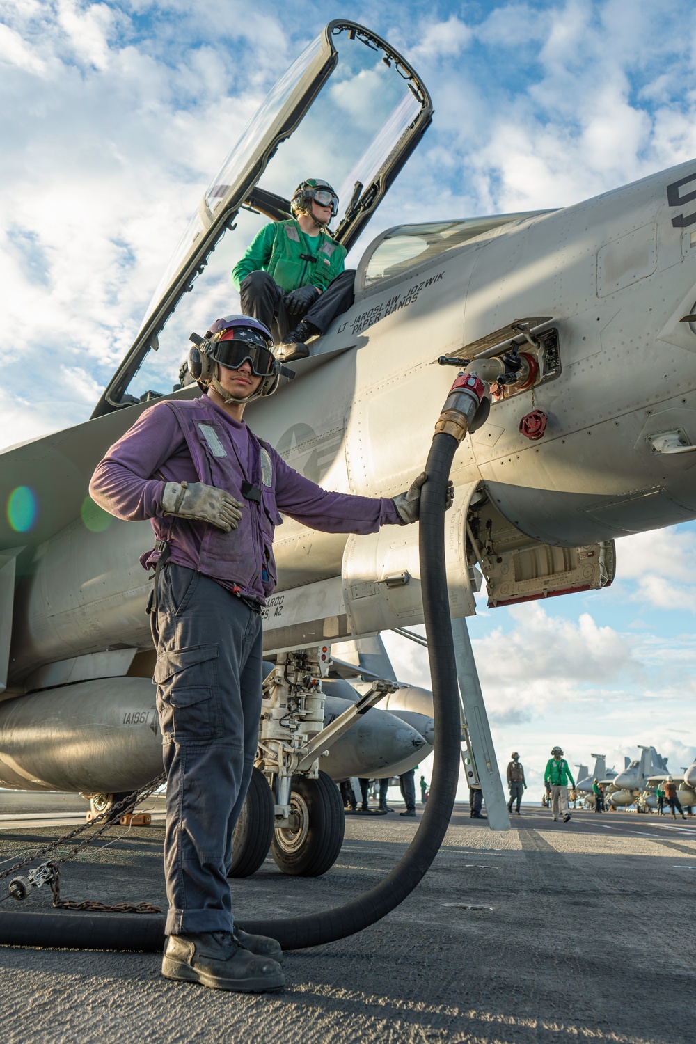 George Washington Conducts Flight Operations