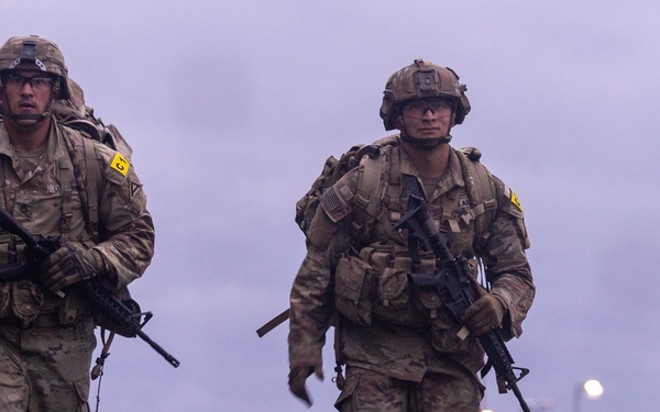 U.S. Army Europe and Africa Best Squad Competition: 12-Mile Ruck March