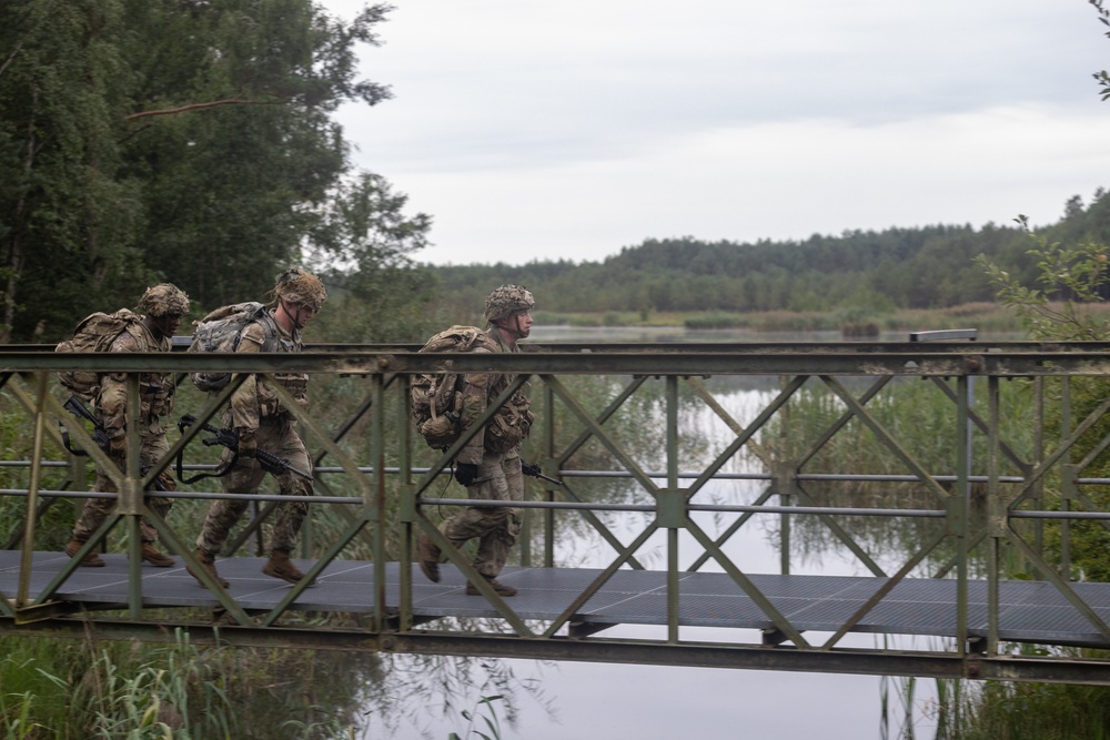 U.S. Army Europe and Africa Best Squad Competition: 12-Mile Ruck March