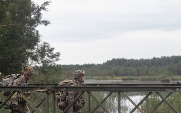 U.S. Army Europe and Africa Best Squad Competition: 12-Mile Ruck March