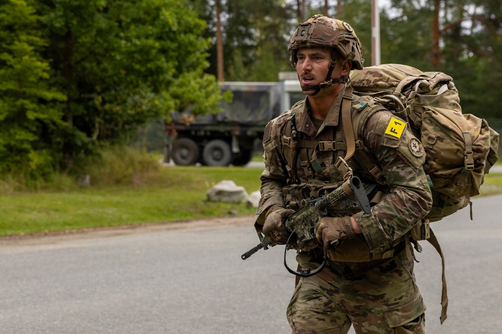 U.S. Army Europe and Africa Best Squad Competition: 12-Mile Ruck March