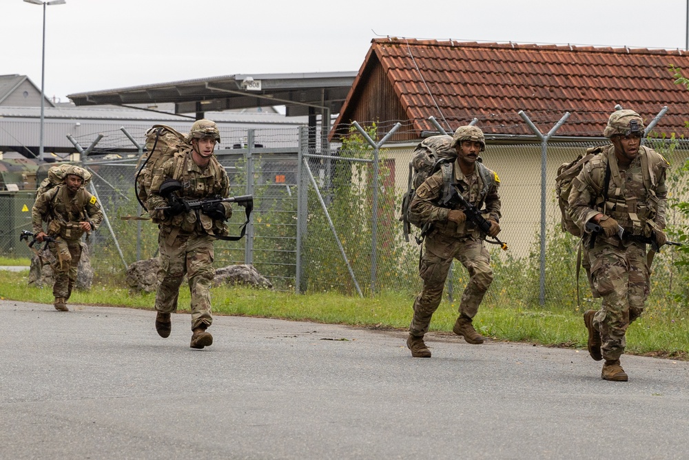 U.S. Army Europe and Africa Best Squad Competition: 12-Mile Ruck March