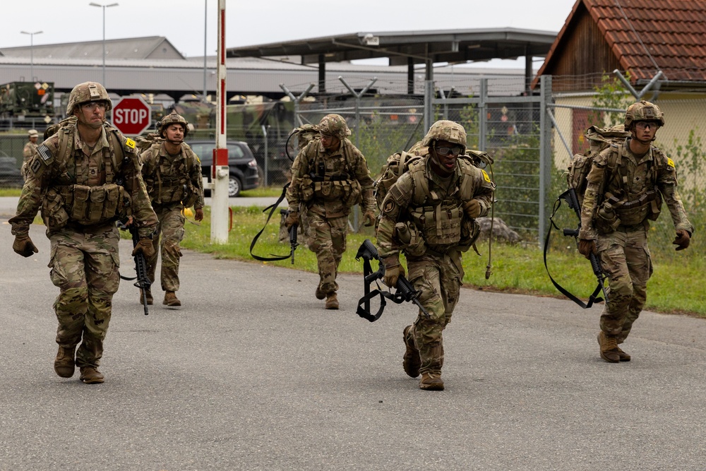 U.S. Army Europe and Africa Best Squad Competition: 12-Mile Ruck March