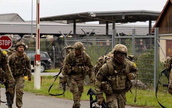 U.S. Army Europe and Africa Best Squad Competition: 12-Mile Ruck March