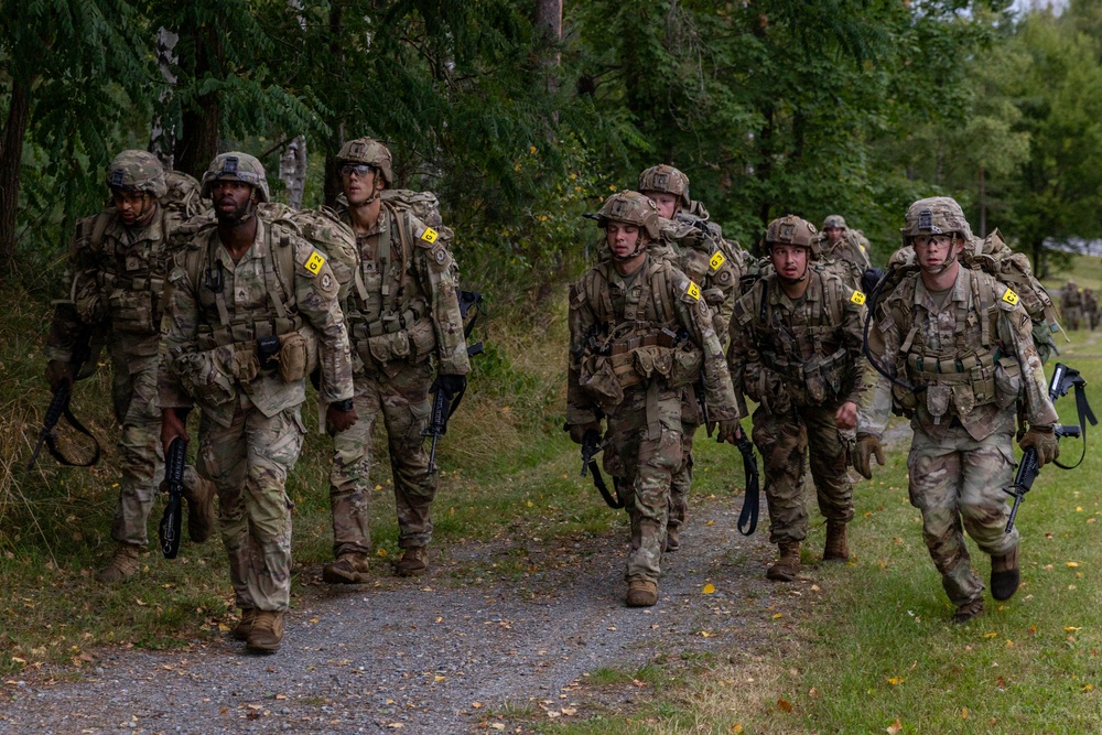 U.S. Army Europe and Africa Best Squad Competition: 12-Mile Ruck March