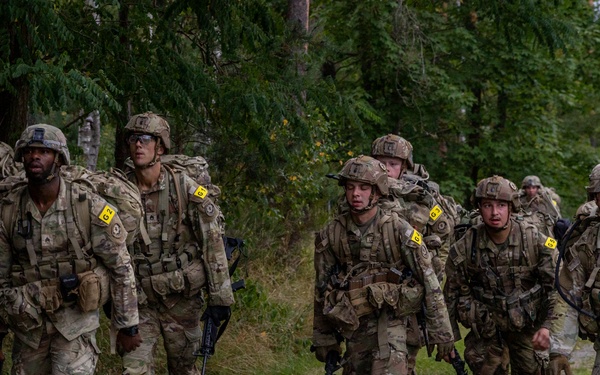 U.S. Army Europe and Africa Best Squad Competition: 12-Mile Ruck March