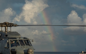George Washington Conducts Flight Operations