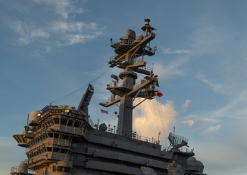 George Washington Conducts Flight Operations