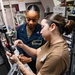 George Washington Sailors Maintain Oxygen Equipment