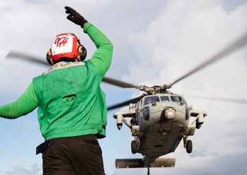 George Washington Conducts Flight Operations