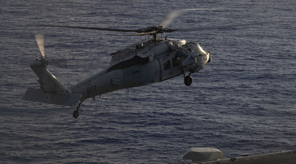George Washington Conducts Flight Operations