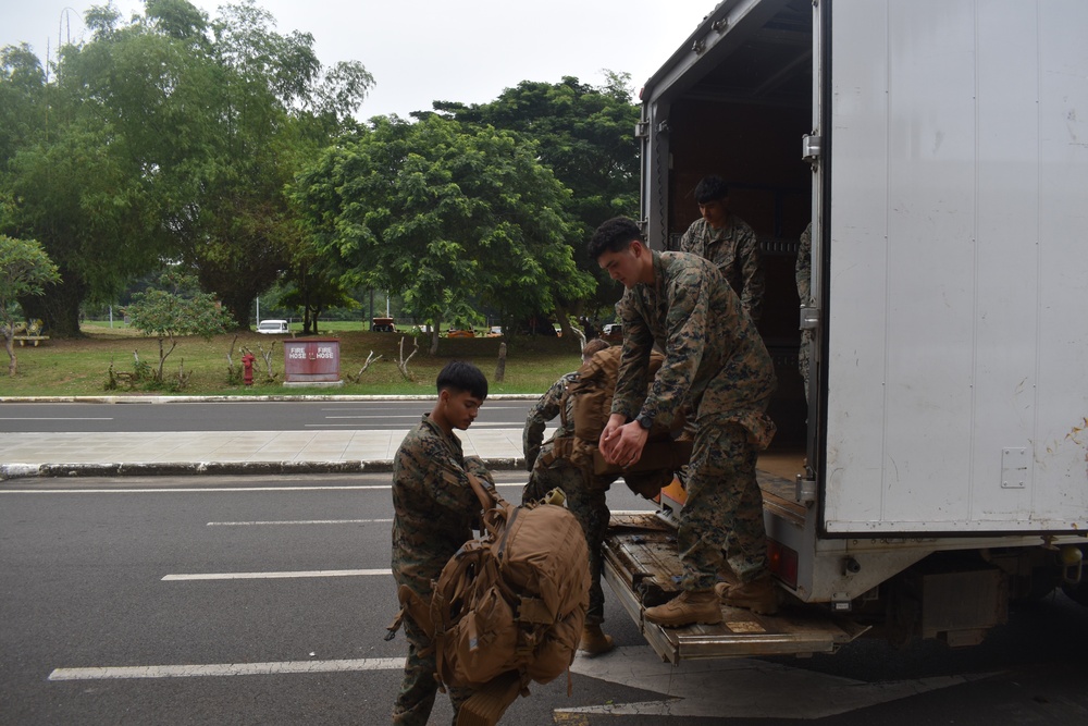 MRF-D 25.3: U.S. Marines arrive to the Philippines for Ex Alon 25