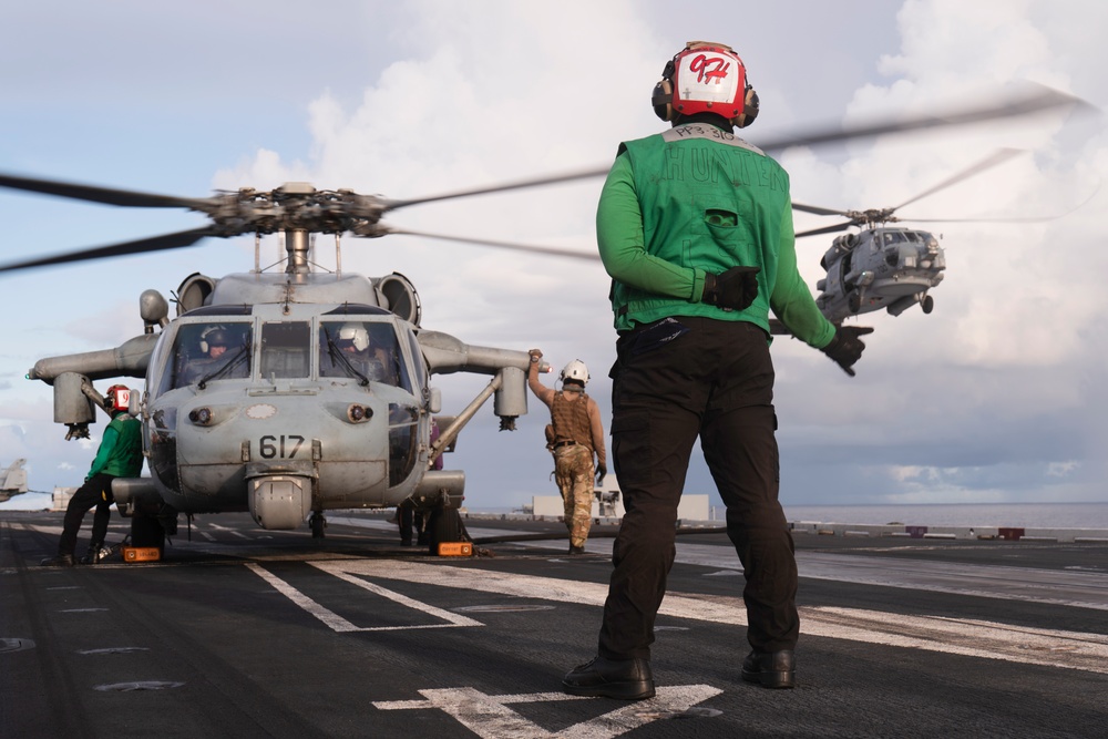 George Washington Conducts Flight Operations