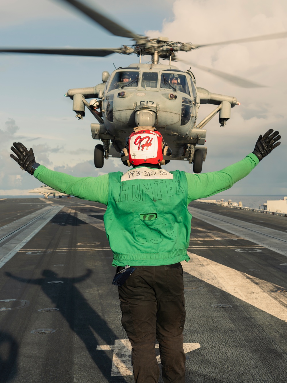 George Washington Conducts Flight Operations