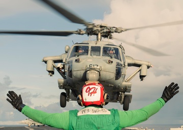 George Washington Conducts Flight Operations