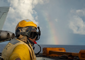 George Washington Conducts Flight Operations