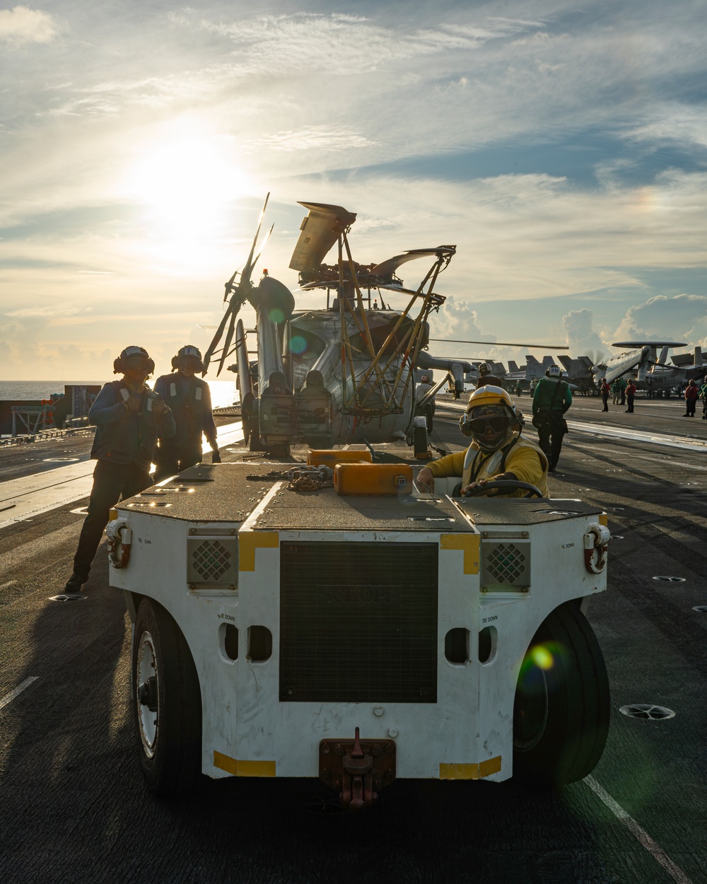 George Washington Conducts Flight Operations