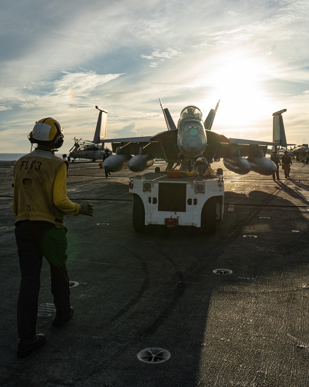 George Washington Conducts Flight Operations