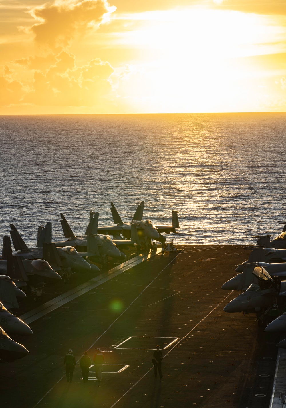 George Washington Conducts Flight Operations