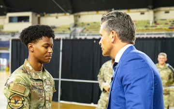 Defense Secretary Pete Hegseth Recognizes Soldiers and Airmen of the D.C. National Guard