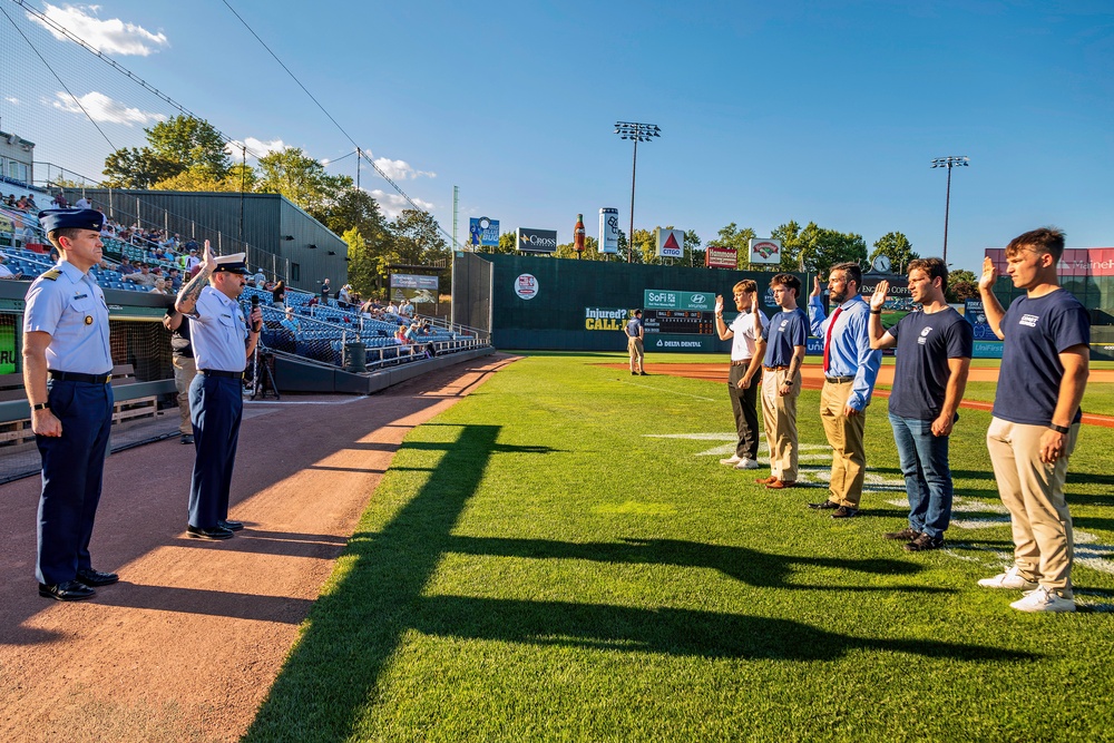 Coast Guard Partners with Portland Sea Dogs for Community and Recruiting Event