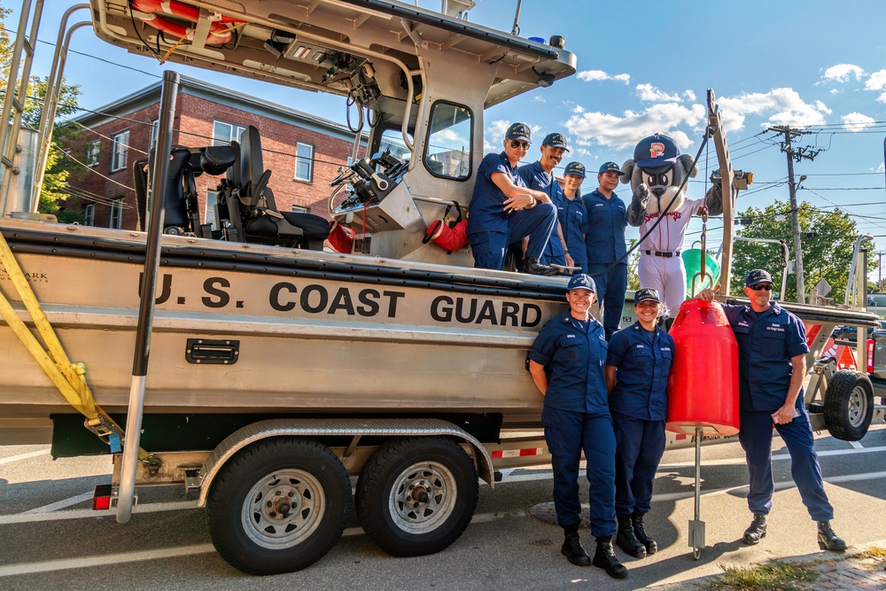 Coast Guard Partners with Portland Sea Dogs for Community and Recruiting Event