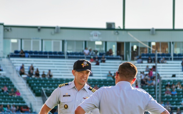 Coast Guard Partners with Portland Sea Dogs for Community and Recruiting Event