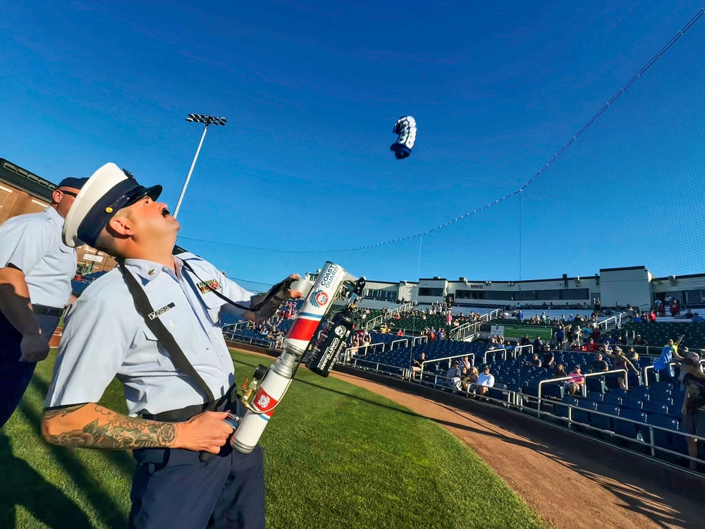 Coast Guard Partners with Portland Sea Dogs for Community and Recruiting Event