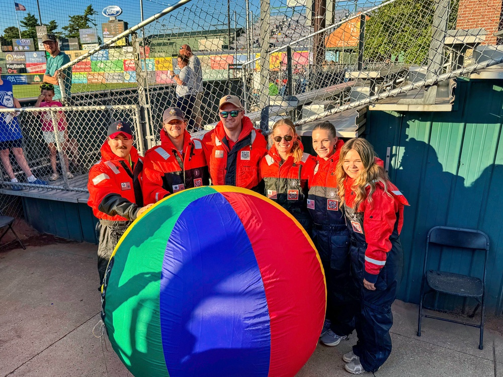 Coast Guard Partners with Portland Sea Dogs for Community and Recruiting Event