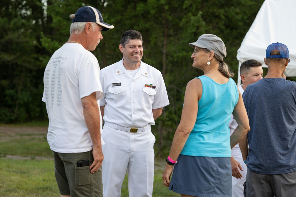 The Navy Band Country Current performs at the Lakes Bluegrass Festival