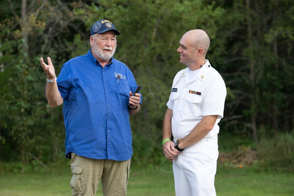 The Navy Band Country Current performs at the Lakes Bluegrass Festival