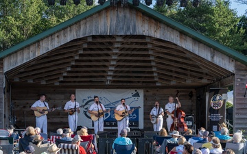 The Navy Band Country Current performs at the Lakes Bluegrass Festival