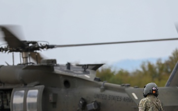 1st Armored Division UH-60 Black Hawk Crews Conduct Aerial Gunnery in Bulgaria