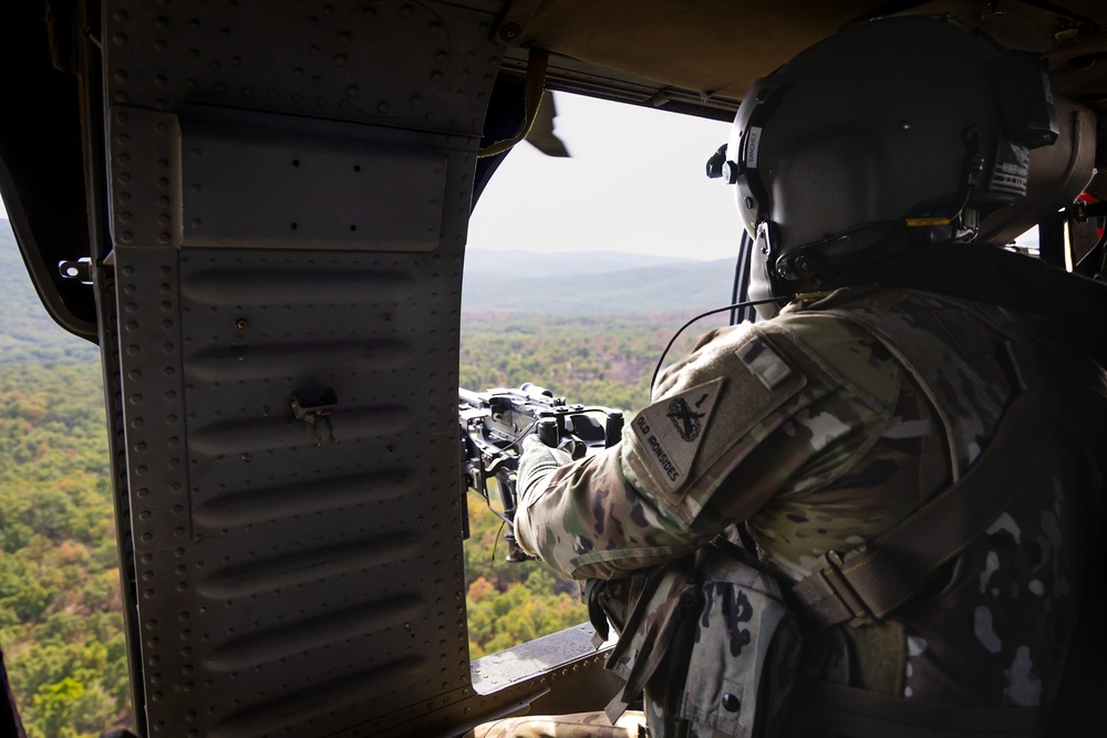 1st Armored Division UH-60 Black Hawk Crews Conduct Aerial Gunnery in Bulgaria