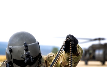 1st Armored Division UH-60 Black Hawk Crews Conduct Aerial Gunnery in Bulgaria
